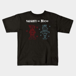 Naughty or Nice Elf Kids T-Shirt